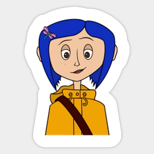 Eyes On Coraline Sticker